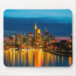 Frankfurt Germany Cityscape Mouse Pad