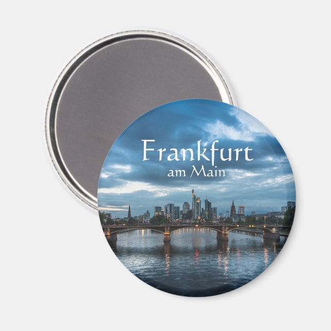 Frankfurt Germany Magnet (Front/Back)