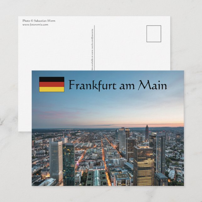 Frankfurt Germany Postcard (Front/Back)