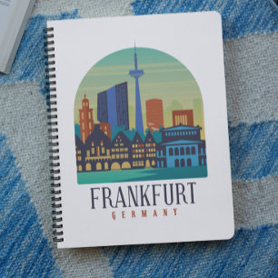 Frankfurt Germany Skyline Architecture Notebook