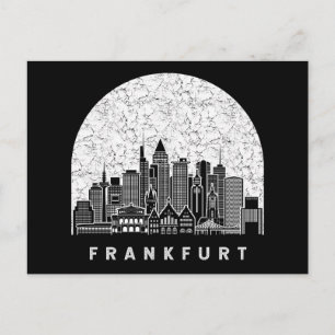 Frankfurt Germany Skyline Postcard