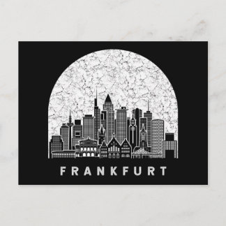 Frankfurt Germany Skyline Postcard