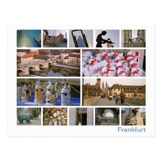 Frankfurt multi-image postcard