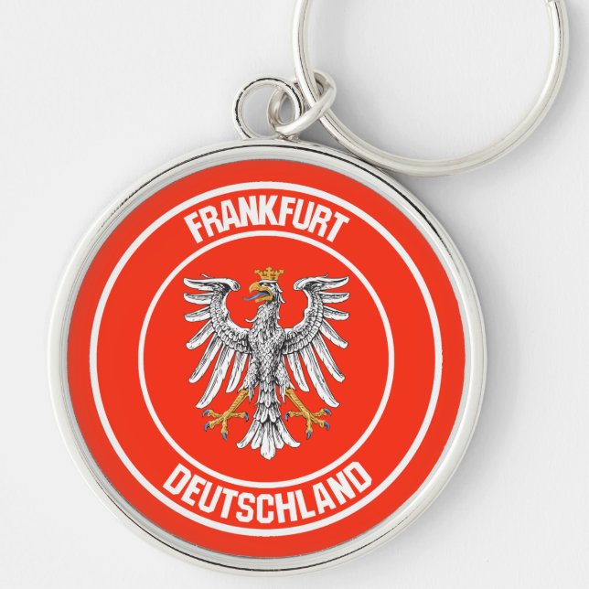 Frankfurt Round Emblem Keychain (Front)