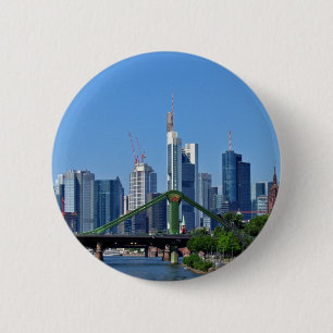 Frankfurt skyline 2 inch round button