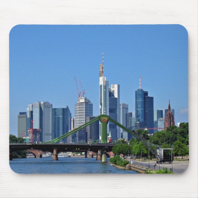Frankfurt skyline mouse pad (Front)
