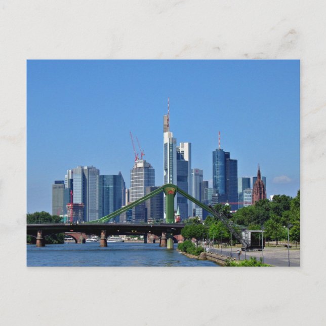 Frankfurt skyline postcard (Front)