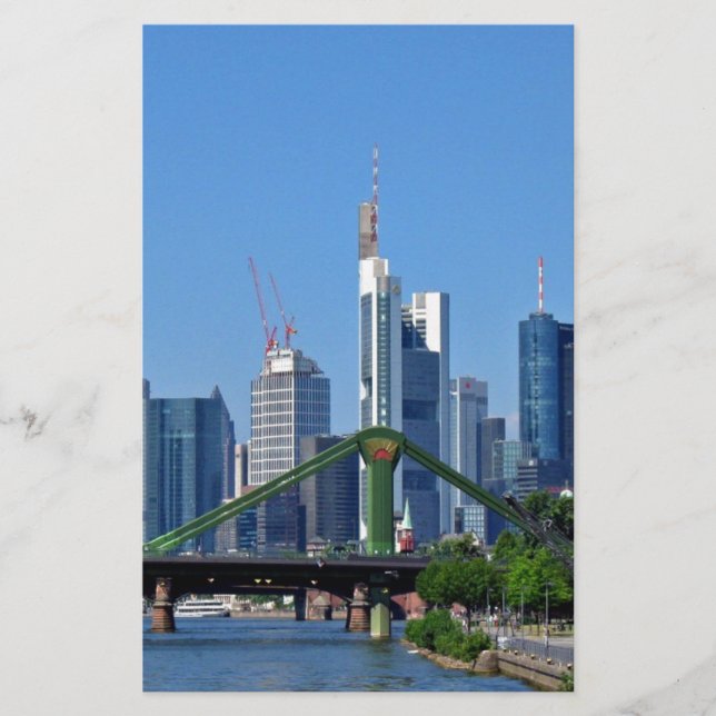 Frankfurt skyline stationery (Front)
