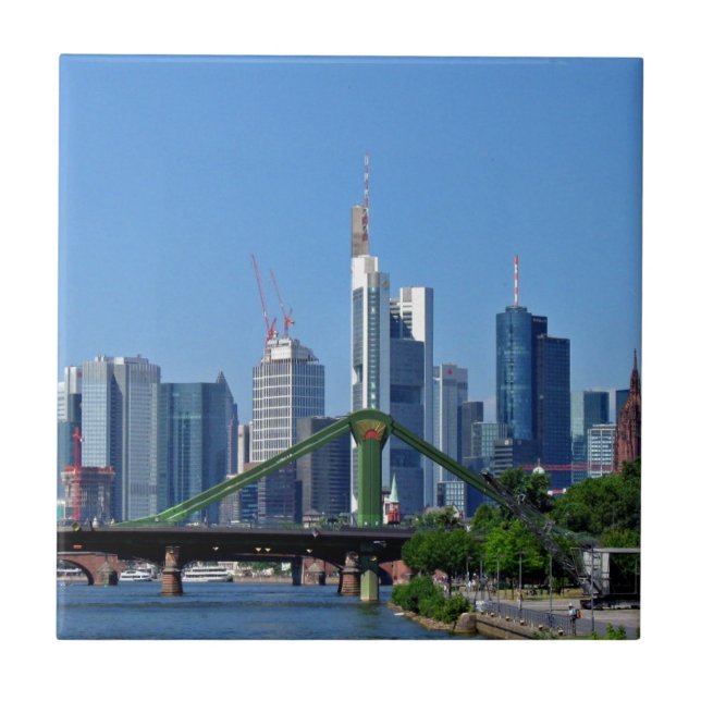 Frankfurt skyline tile (Front)