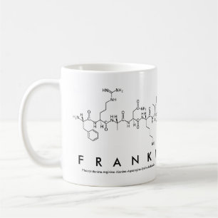 Franki peptide name mug