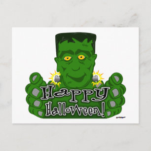 Frankie Happy Halloween! Postcard