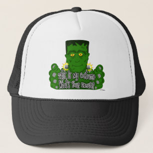Frankie This Is My Costume What's Your Excuse? Trucker Hat