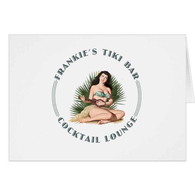 Frankie Tiki Bar Hula Girl (Devant horizontal)