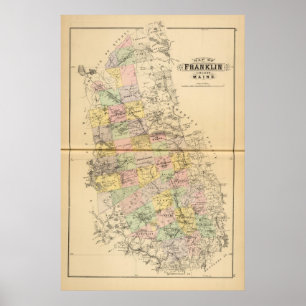 Franklin Co, Maine Poster