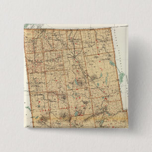 Franklin County 2 Inch Square Button