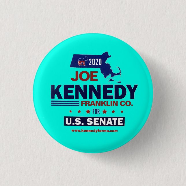 Franklin County for Joe Kennedy 2020 1 Inch Round Button (Front)