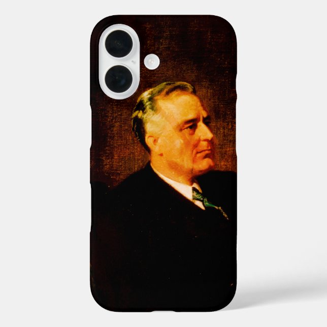 Franklin D. Roosevelt, FDR Depression President  Case-Mate iPhone Case (Back)
