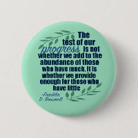 Franklin D. Roosevelt Inspirational Progress Quote