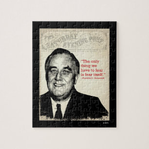 Franklin D. Roosevelt Quote Jigsaw Puzzle