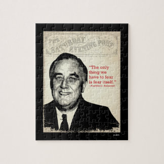 Franklin D. Roosevelt Quote Jigsaw Puzzle