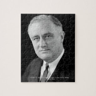 Franklin D. Roosevlt 32nd President US Jigsaw Puzzle