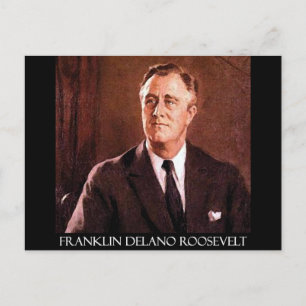 Franklin Delano Roosevelt Customizable Products Postcard