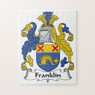 Franklin Family Crest Jigsaw Puzzle