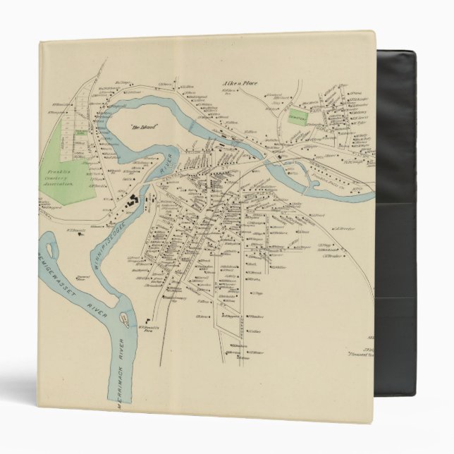 Franklin, Franklin Falls Binder (Front/Inside)