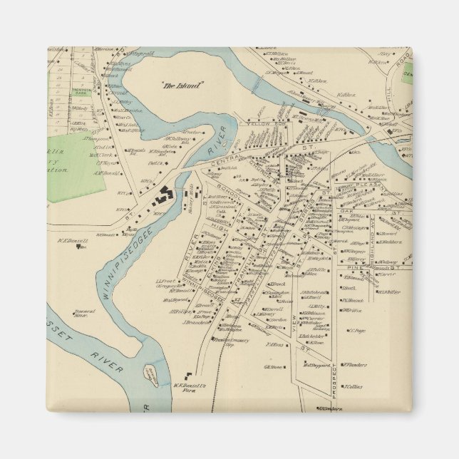 Franklin, Franklin Falls Magnet (Front)