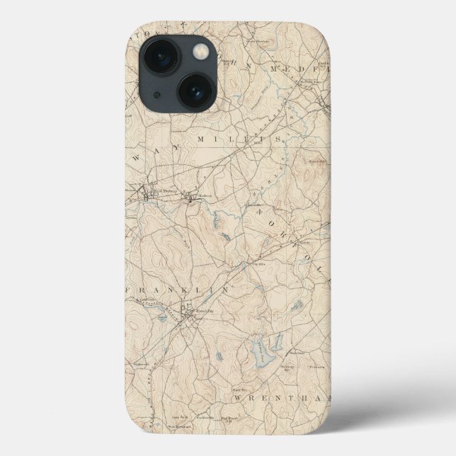Franklin, Massachusetts Case-Mate iPhone Case (Back)
