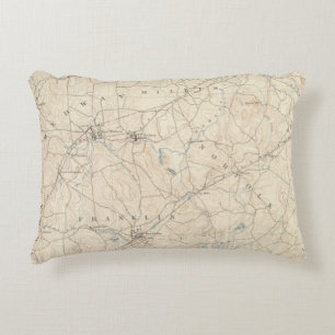 Franklin, Massachusetts Decorative Pillow