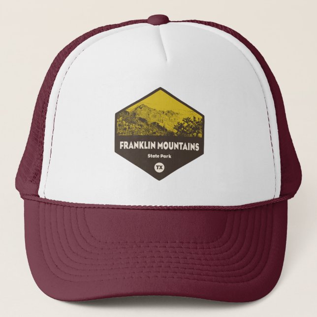 Franklin Mountains State Park El Paso Texas Trucker Hat (Front)