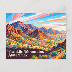 Franklin Mountains State Park USA Postcard