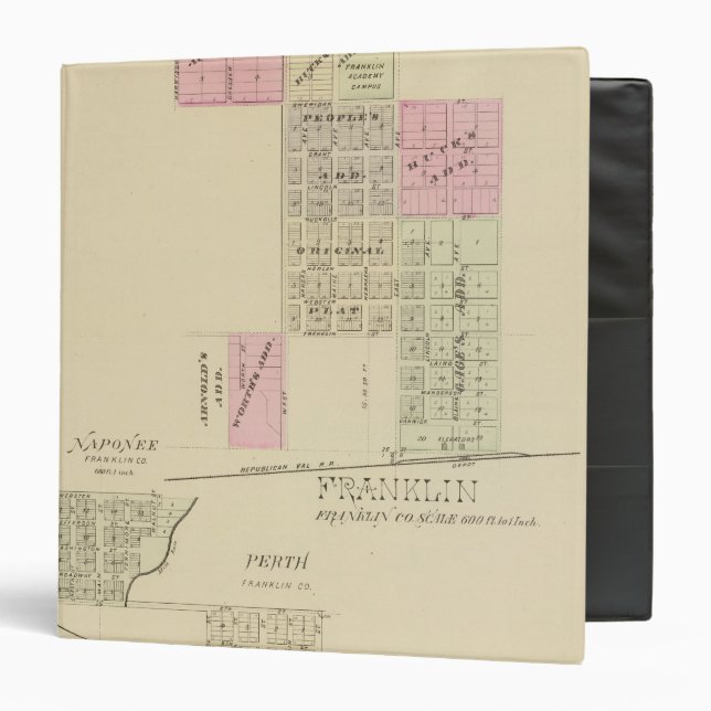 Franklin, Nebraska Binder (Front/Inside)