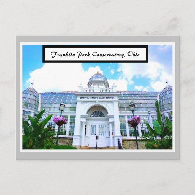 Franklin Park Conservatory, Ohio Postcard (Front)