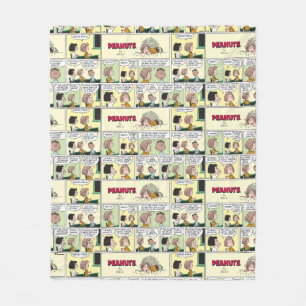 Franklin, Peppermint Patty & Marcie   Math Class Fleece Blanket