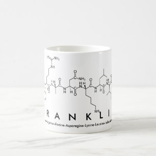 Franklin peptide name mug