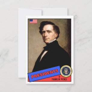 Franklin Pierce Baseball Card