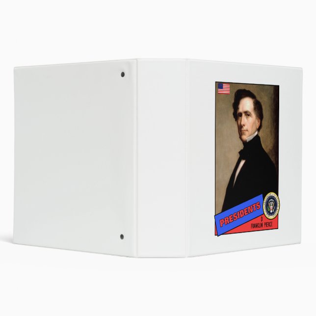 Franklin Pierce Baseball Card Binder (Background)