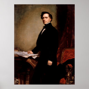 FRANKLIN PIERCE by George Peter Alexander Healy Poster