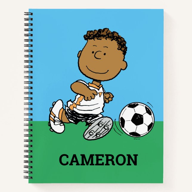 Franklin Playing Soccer Notebook (Front)