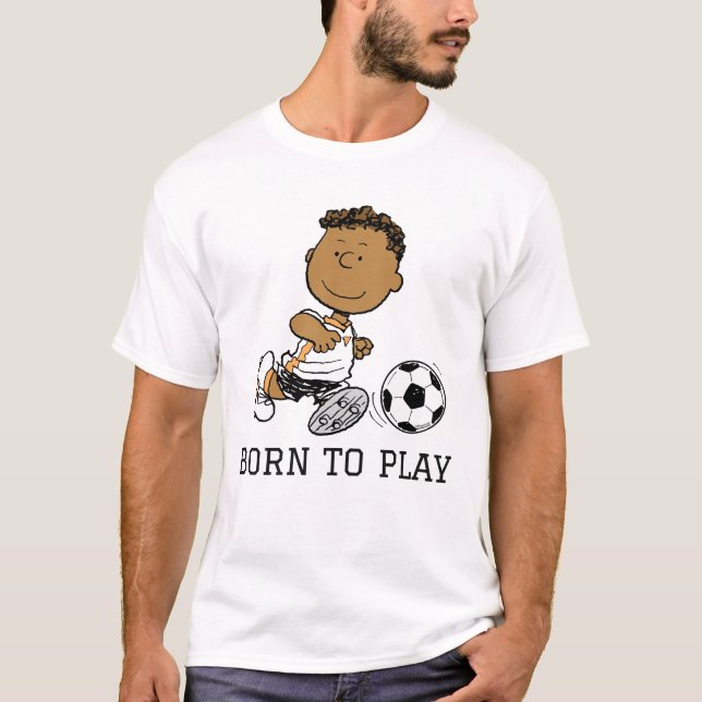 Franklin Playing Soccer T-Shirt (Front)