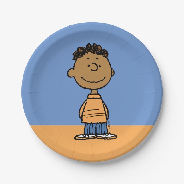 Franklin Smiling Paper Plate (Front)