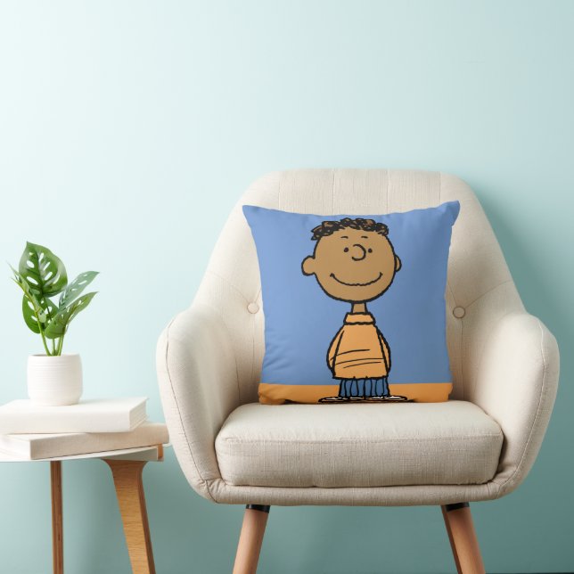 Franklin Smiling Throw Pillow (Chair)
