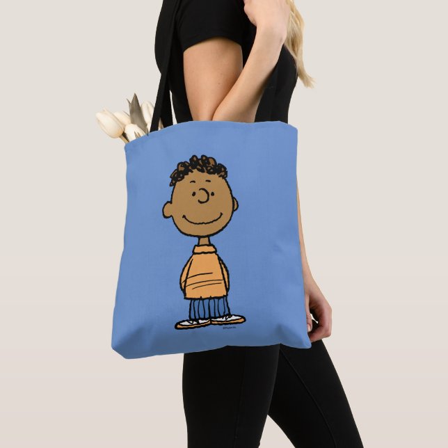 Franklin Smiling Tote Bag (Close Up)