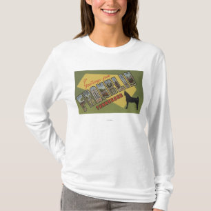 Franklin, Tennessee - Large Letter Scenes T-Shirt