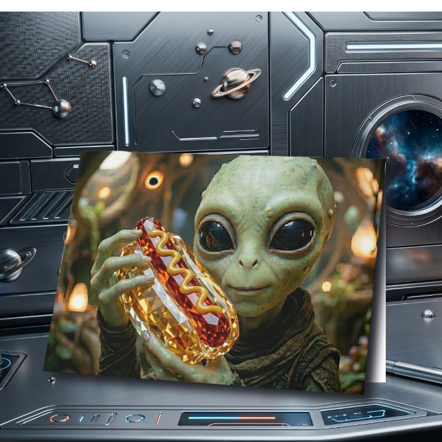 Frankly, You are Amazing | Funny Alien Pun Card (Creator Uploaded)