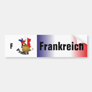 Frankreich - France Autoaufkleber Bumper Sticker