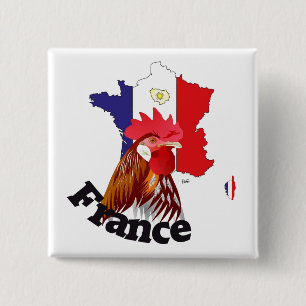 Frankreich France Francia Button