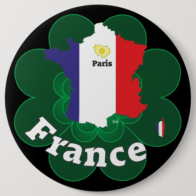 Frankreich France Francia Button (Front)